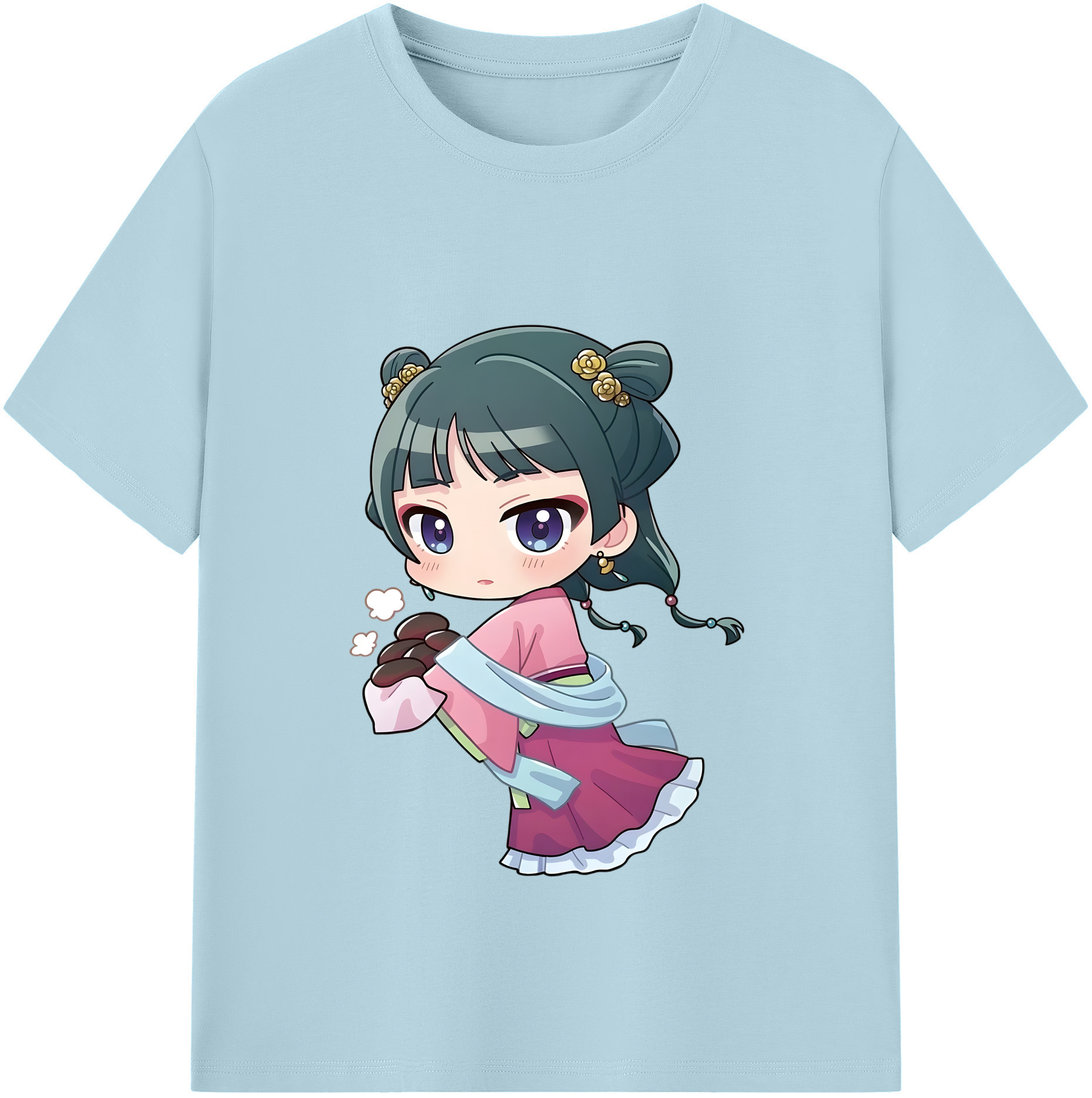 （画像用） 薬屋のひとりごと The Apothecary Diaries 綿100％半袖Tシャツ（フロントプリント）